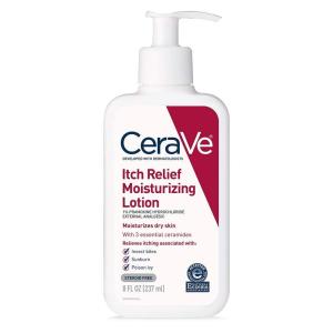 image:imageCeraVe Anti Itch Moisturizing Lotion with Pramoxine Hydrochloride Relieves Itch with Minor Skin Irritations Sunburn Relief Bug Bites 8 Ounce