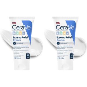 image:imageCeraVe Baby Eczema Relief Cream 1 Colloidal Oatmeal Cream With Vitamin E amp Ceramides Soothes amp Calms Itchy Skin Developed With Pediatric Dermatologist Fragrance Free 5oz5 Fl Oz pack of 2