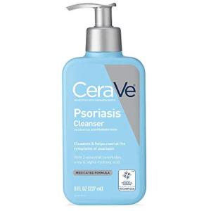 image:imageCeraVe Cleanser for Psoriasis Treatment With Salicylic Acid for Dry Skin Itch Relief amp Latic Acid for Exfoliation Fragrance Free amp Allergy Tested 8 Ounce