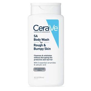 image:imageCeraVe Body Wash with Salicylic Acid Fragrance Free Body Wash to Exfoliate Rough and Bumpy Skin Allergy Tested 10 OunceSA Body Wash