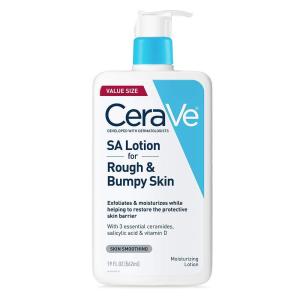 image:imageCeraVe SA Lotion for Rough amp Bumpy Skin Vitamin D Hyaluronic Acid Lactic Acid amp Salicylic Acid Lotion Fragrance Free amp Allergy Tested 8 Ounce19 Ounce Pack of 1