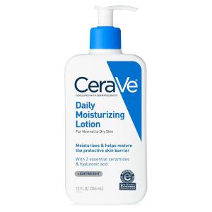 image:imageCeraVe Daily Moisturizing Lotion for Dry Skin Body Lotion amp Face Moisturizer with Hyaluronic Acid and Ceramides Daily Moisturizer Fragrance Free OilFree 19 Ounce12 Fl Oz Pack of 1