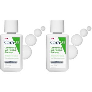 image:imageCeraVe Eye Makeup Remover with Hyaluronic Acid and Ceramides Waterproof NonComedogenic Fragrance Free NonGreasy amp Ophthalmologist Tested 4 Ounces4 Ounce Pack of 2
