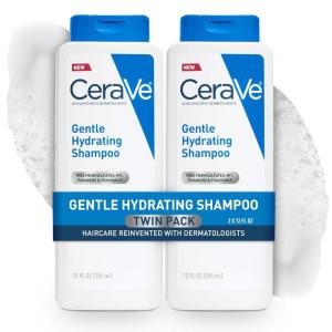image:imageCeraVe Gentle Hydrating Shampoo With Ceramides Niacinamide amp Hyaluronic Acid For Soft Healthy Looking Hair amp Scalp Sulfate Free amp Color Safe Shampoo For All Hair Types 12 Oz12 Fl Oz Pack of 2