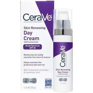 image:imageCeraVe AntiAging Face Cream SPF 30 AntiWrinkle Retinol Cream with Hyaluronic Acid and Ceramides 176 oz176 Ounce Pack of 12