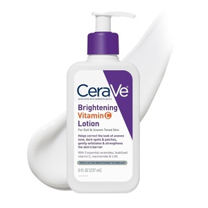 image:imageCeraVe Brightening Vitamin C Lotion Dark Spot Correcting amp Brightening With Vitamin C 3 Essential Ceramides Niacinamide amp LHA Lightweight amp FragranceFree 72Hr Hydration 16oz8 Fl Oz Pack of 1