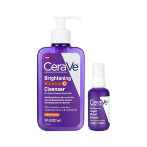image:imageBundle of CeraVe Super Boost Serum  CeraVe Vitamin C Facial Cleanser